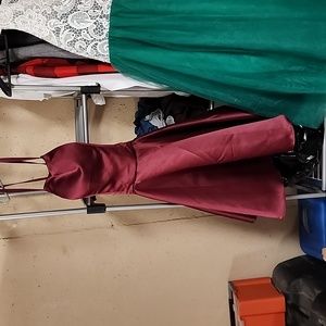 Burgundy Cocktail dress